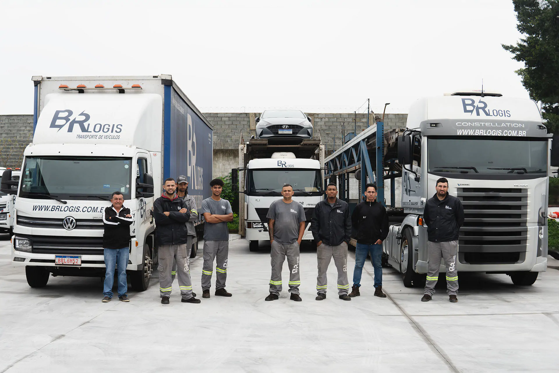 Equipe e frota BRLogis